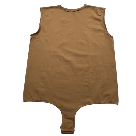 SKIMS Essential Crew Neck Sleeveless Bodysuit Camel 2X/3X - Picture 4 of 10